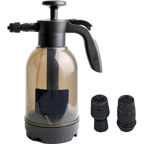 Pulverizador a presión de 2 litros resistente a los ácidos - Amplia abertura de llenado - Depósito translúcido con indicador de nivel - Productos de limpieza (Bubble Kettle)