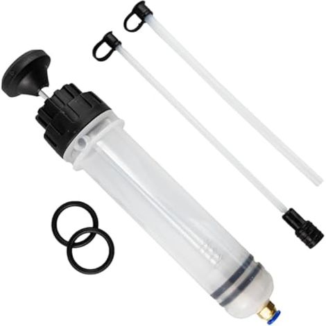 Pompe d'extraction d'huile 200 cc, pompe automobile manuelle style seringue, extracteur de liquide de frein pour transmission, changement de liquide de frein, remplissage d'extraction (1/5)