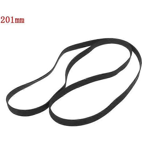 Courroie caoutchouc de remplacement pour platine vinyle, lecteur CD/DVD - Longueur pliée 20,1 cm - Haute qualité (1/4)