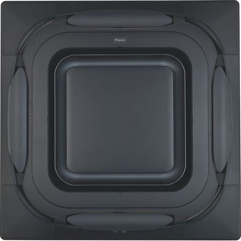 Daikin Paneel Designblende Roundflow, 106x950x950mm, Kunststoff, Schwarz, BYCQ140EPB