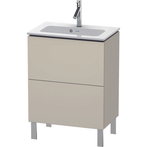 Duravit L-CUBE mueble bajo lavabo compacto 704x620x391mm taupe (1/5)