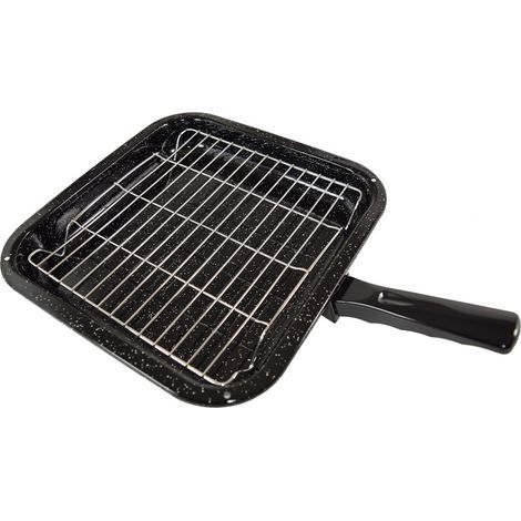 Universal Mini Oven Cooker Grill Pan Assembly 285mm x 275mm (1/3)