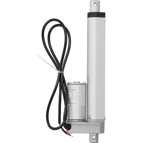 Moteur électrique linéaire industriel 300N, course 150mm, 12VDC, actionneur robuste pour applications lourdes (1/5)
