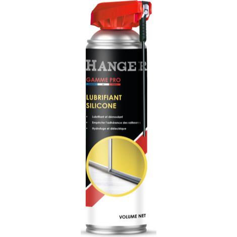 Lubrifiant silicone 400ml avec cobra rouge HANGER 700304