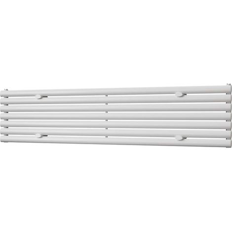 Omeara Axis - White Horizontal Radiator H406mm x W1800mm Single Panel (1/3)