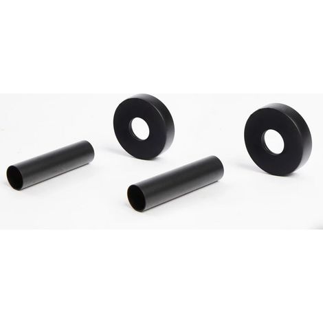 LLAVISAN L306614 Kit Cubretubos Redondo Para Secatoallas Color Negro Mate - ref: L306614