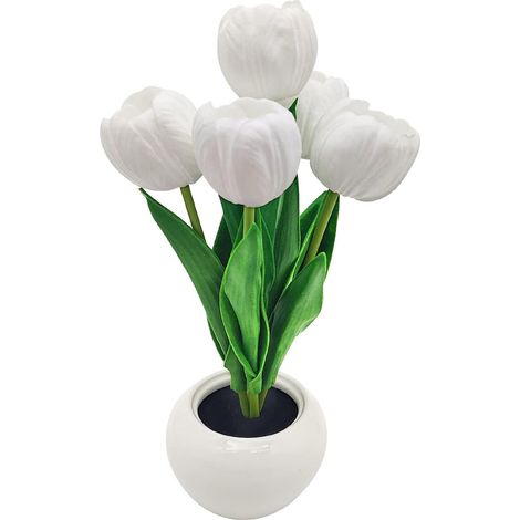 Lampe De Table Fleur - Lampe De Bureau À Led Économe En Énergie - Décoration Intérieure Pour Salon Ou Chambre - 1 Pièce (1/5)