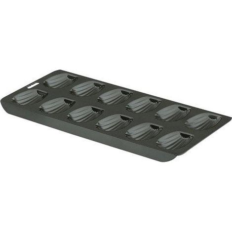 Lacor Madeleinenform schwarz 40 x 20 cm Aluminium