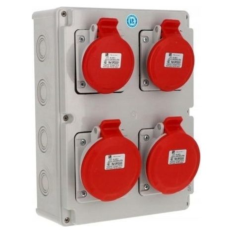 Verteilerkasten spamel 2x5x32a 2x5x16a ip54 wasserdicht