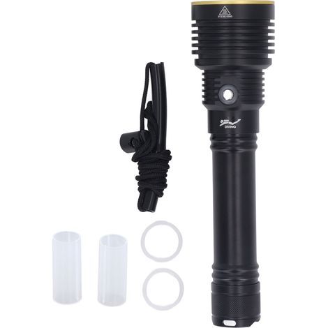 5000LM IPX8 Diving Light, Waterproof Flashlight, 100 Meters Underwater, Very Bright LED Diving Light (1/5)