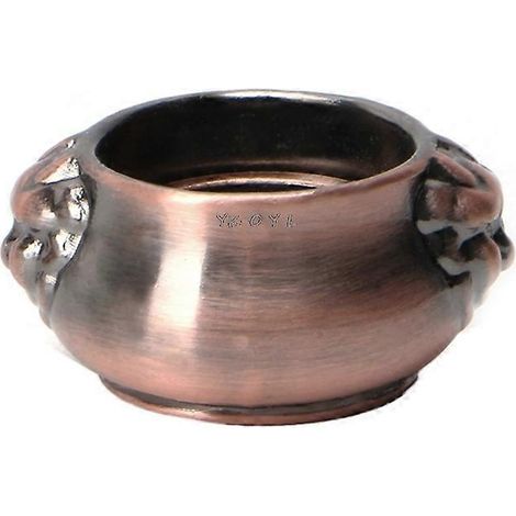 Brûleur d'encens vintage en cuivre en forme d'oreille de lion miniature, pot d'aromathérapie (1/5)
