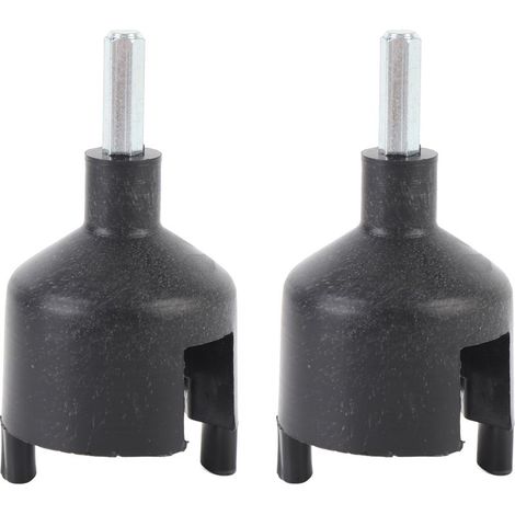 2 Pcs Manchon Isolant pour Clôture Électrique – ABS avec Cheville Acier – pour Poteaux Bois (1/4)