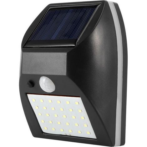 Lumière solaire murale 30 LED, étanche, détection mouvement, pour jardin et cour, éclairage sécurité et décoration Femeo (1/5)