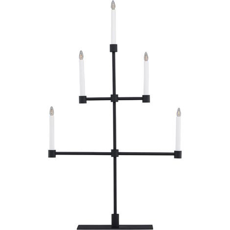 Chandelier à LED "Avoriaz" 92cm Noir