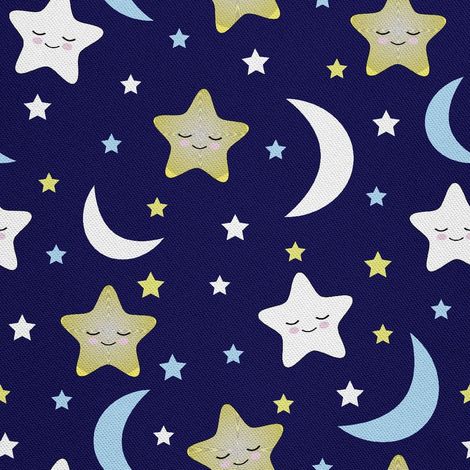 Tela decorativa Oxford para exteriores - motivo de estrellas y lunas I DX601 (1/5)