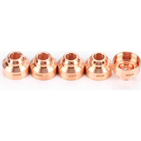 5 Stück Plasma-Schneidschutzkappen, Verbrauchsmaterialien für Schweißgeräte 220948 für MAX105 (1/5)