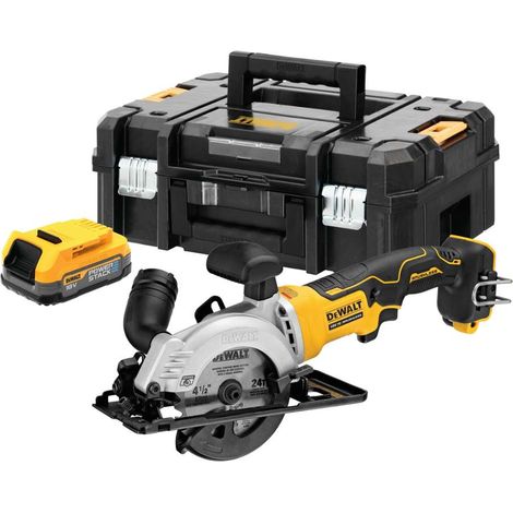 DEWALT PILARKA TARCZOWA 18V 115mm 1x1.7Ah POWERSTACK DCS571E1T (1/4)