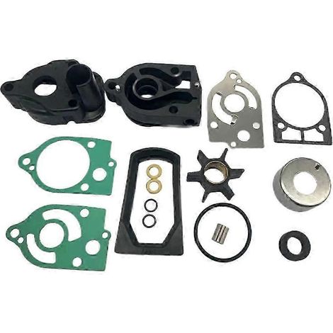 Kit complet de turbine de pompe à eau 46-77177A3 compatible avec les moteurs hors-bord Mercury 30, 35, 40 et 60. WHBYV (1/4)
