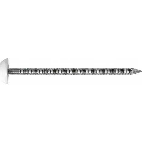 Pointe annelee inox a4 tete blanche - 2x 40 - (bp 250) boite 250 pcs mm