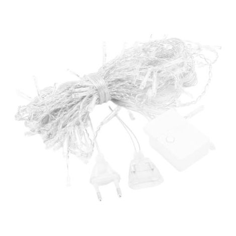 Luci a stringa LED per esterni, 4 m, per casa, giardino, feste natalizie, decorazioni per feste, EU 220V, bianche (1/5)