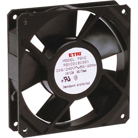 Ecofit 98XH0181000 Axiallüfter 240 V/AC 1860 l/min (L x B x H) 119 x 119 x 25.9 mm