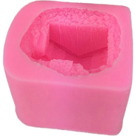 Moule à Bougie de Noël Anti-adhésif, Démoulage Facile pour Cire et Plâtre (1/4)