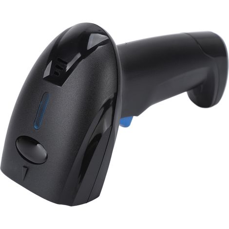 Lecteur de codes-barres portable sans fil 2,4 GHz USB 2.0 filaire, lecteur de codes-barres 1D Plug and Play avec double mode pour supermarché (1/5)