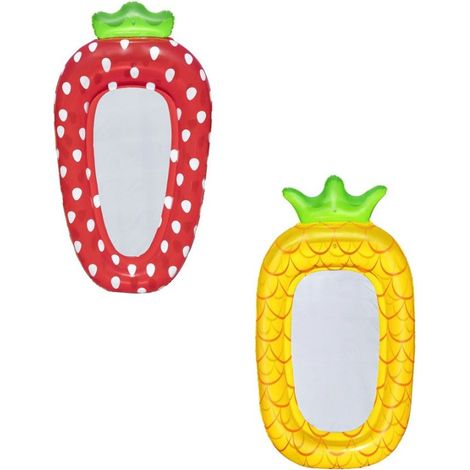 Matelas Lounge Sweet Summer Ananas 186x112cm / Fraise 178x103cm 43644 (1/5)