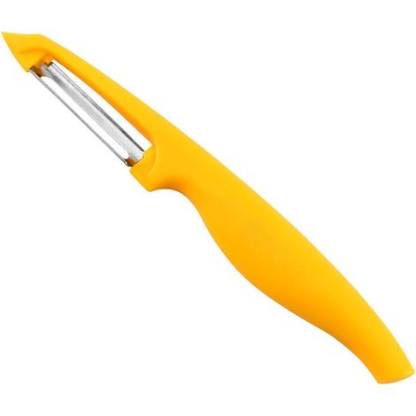 Professional potato peeler, potato peeler, peeler with serrated stainless steel blade and ergonomic non-slip handle for vegetables, carrots, tomatoes, oranges