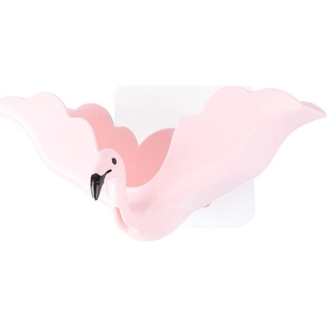 Pink Flamingo bohrfrei wasserfest aus glattem Kunststoff für