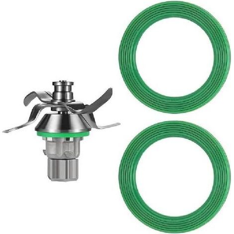 2 Pièces Bague d'étanchéité pour couteaux tm5/tm6 Bagues d'étanchéité pour couteaux mixeur Vorwerk Thermomix TM5 TM 6, joints en silicone (1/4)