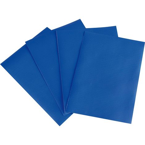 Set 4 pezze adesive per teloni camion - Blu (1/2)