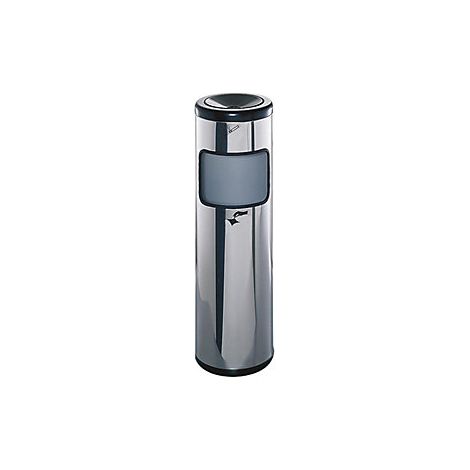 Certeo  Posacenere combinato  capacità 24 l  altezza 800 mm
