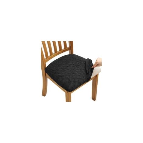 Housse de Chaise Extensibles en Jacquard pour Salle à Manger Amovibles et Lavables(4pcs) (1/5)