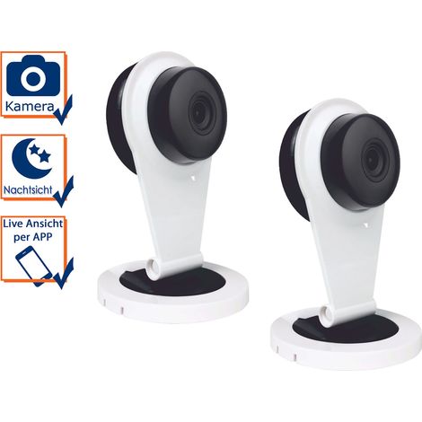 2x Überwachungskamera mit Aufzeichnung ELRO Smart Home Alarmanlage AS8000 App (1/3)