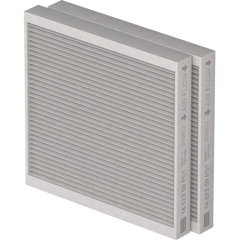 Zehnder Grobstaubfilterset für das Komfortlüftungsgerät ComfoAir Fit 100, ISO Coarse 65 Prozent, 2 Stück