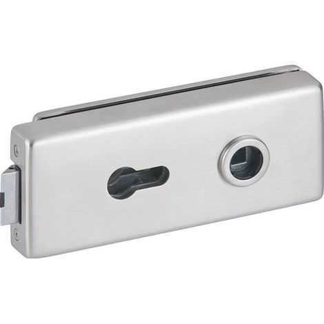 Cerradura para puerta de cristal 6083 PZ-Genova VA ma PZ DIN L/R HERMAT