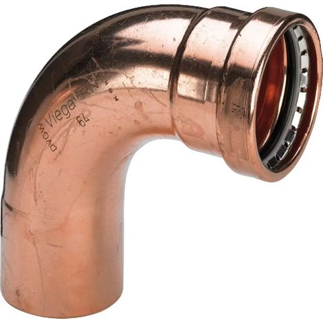 Viega Codo Profipress XL 90 grados, d 64,0mm cobre Modelo 2416.1XL, 577698