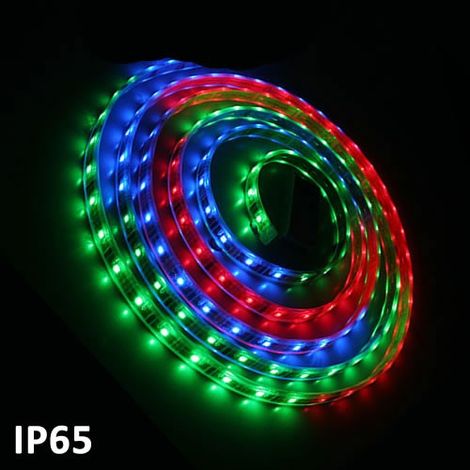 LED-Streifen 5 m RGB 7,2 W / m 370 l / m 24 V IP65 SMD5050 GSC 1504593