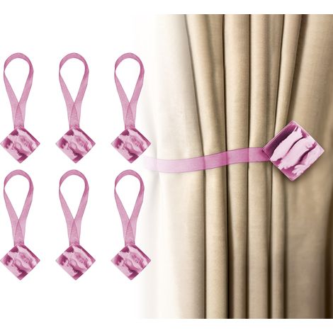 Set 4 Pezzi Fermatende Con Magneti Quadrati Effetto Marmo Fermi Per Tenda Magnete Grande Tendaggi Interni Ed Esterni Fermatenda Raccogli Tenda Magnetico Tinta Unita QuadroMarmoViola (1/4)