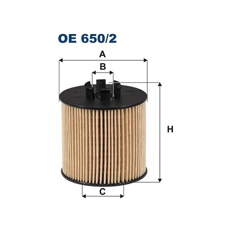 Filtro de aceite VW Golf IV 97 1.6 FSI