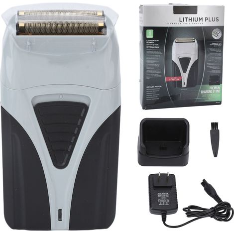 Tondeuse à cheveux électrique double lame rotative silencieuse, kit de coiffure avec moteur, prise US 100-240V (1/5)