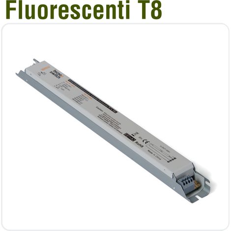 Alimentatore Elettronico per lampade fluorescenti T8, 1x36W