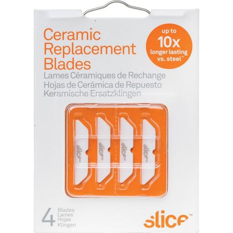 Cuchillas Slice replacement blades doble filo acero inoxidable 4 piezas