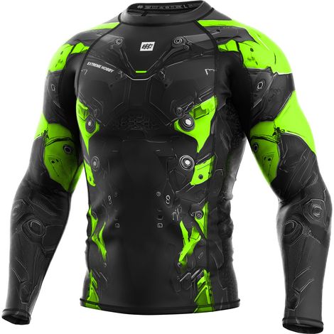 Camiseta de manga larga Iron Force para hombre, talla M, color amarillo.