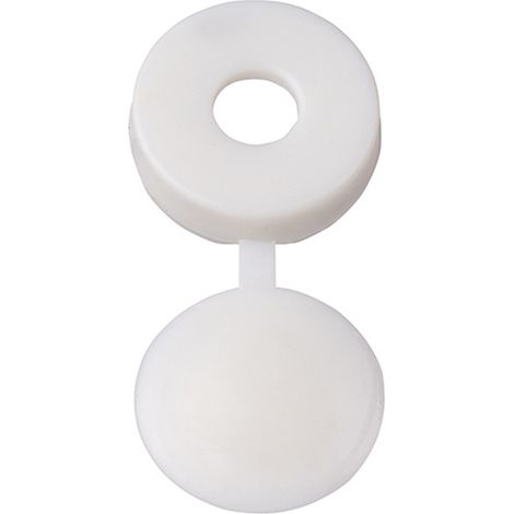 Unifix Hinged Screw Caps - White - Box of 100 (1/2)