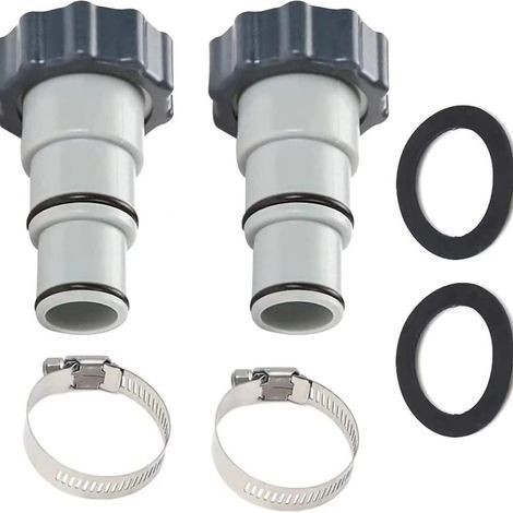 Ein Schlauchadapter vom Typ A für INTEX 1,25 Zoll auf 1,5 Zoll Filterpumpenanschlüsse. (1/4)
