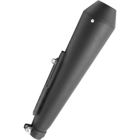 Pot d'échappement moto avec silencieux intégré acier inoxydable antirouille universel remplacement pour Suzuki peint en noir (1/5)