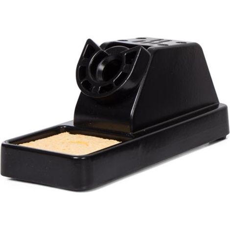 Velleman Support de fer à souder compatible avec VTSS220 et VTSS230, noir support solide avec éponge, support de rechange pour station de soudage compact stable et sûr pendant le soudage (1/3)