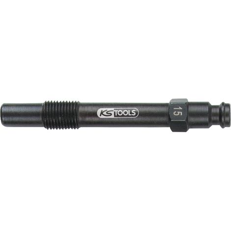 KS Tools - Adaptateur pour bougies de préchauffage, M10x1,0 avec filetage extérieur, longueur 75 mm - 150.3675
